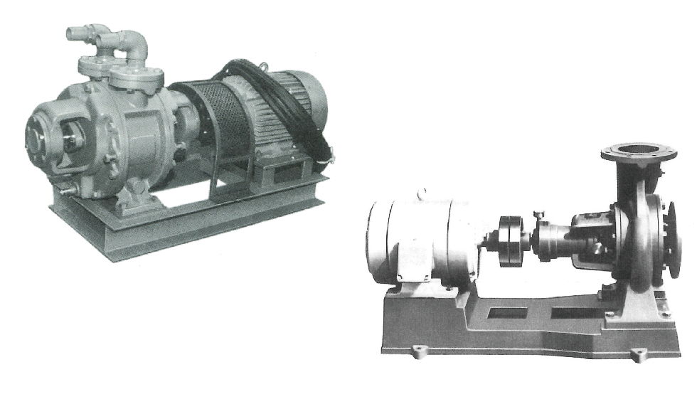エルモ型真空ポンプ＋渦巻ポンプ